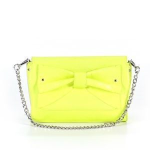 Nanette Lepore Bow Detailed Bag...Neon Lime Green